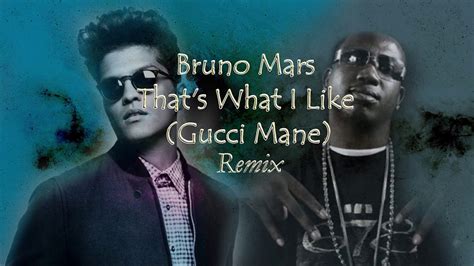 bruno mars gucci mane lyrics